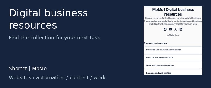 Digital business resources: a guide to all Shortet collections