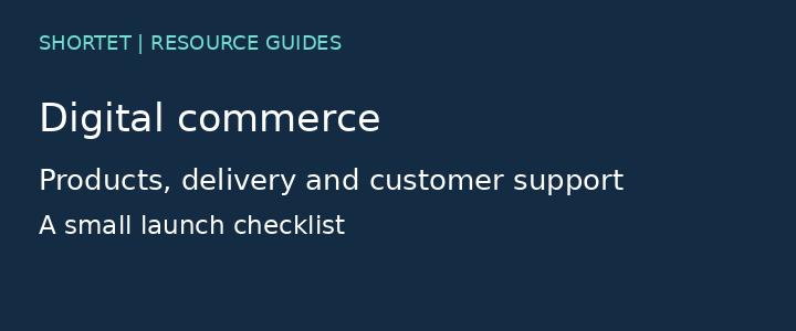 Digital commerce tools: plan the product before the storefront