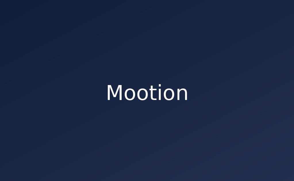 Mootion