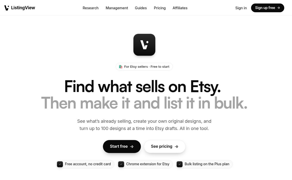 Listing View