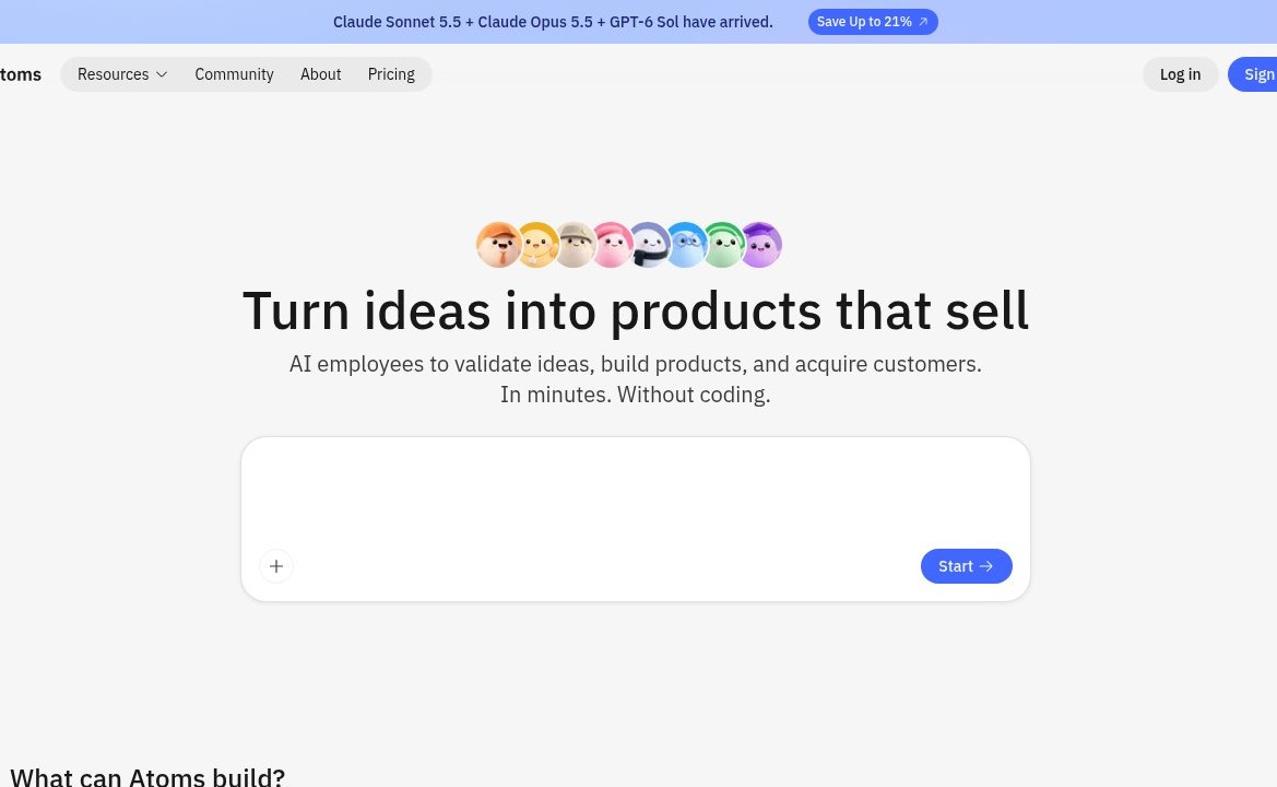 Atoms dev